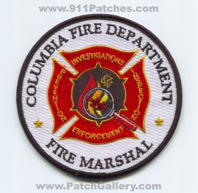 Columbia Fire Department Fire Marshal Patch (Missouri)
Scan By: PatchGallery.com
Keywords: dept. investigations enforcement prevention inspection