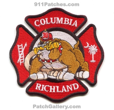 Columbia Richland Fire Department Station 30 Patch (South Carolina)
Scan By: PatchGallery.com
Keywords: dept. company co. bulldog