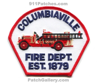 Columbiaville Fire Department Patch (Michigan)
Scan By: PatchGallery.com
Keywords: dept. est. 1879