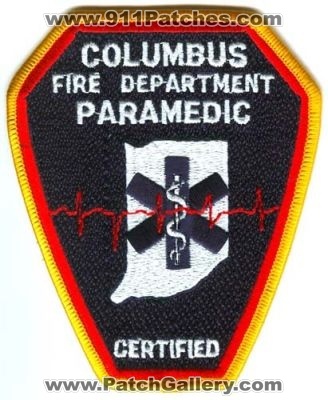 Columbus Fire Department Paramedic Certified (Indiana)
Scan By: PatchGallery.com
Keywords: dept. ems