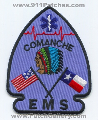 Comanche Emergency Medical Services EMS Patch (Texas)
Scan By: PatchGallery.com
Keywords: ambulance