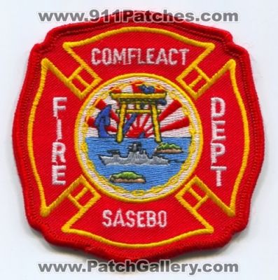 Comfleact Fire Department Sasebo USN Navy Military Patch (Japan)
Scan By: PatchGallery.com
Keywords: dept.