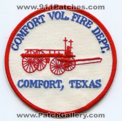 Comfort Volunteer Fire Department (Texas)
Scan By: PatchGallery.com
Keywords: dept. vol.