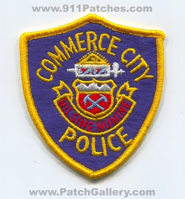 Commerce City Police Department Patch (Colorado)
Scan By: PatchGallery.com
Keywords: dept.