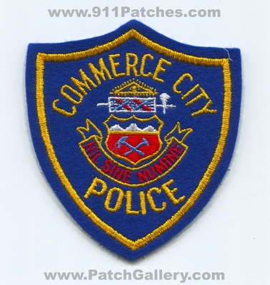 Commerce City Police Department Patch (Colorado)
Scan By: PatchGallery.com
Keywords: dept.