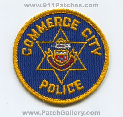 Commerce City Police Department Patch (Colorado)
Scan By: PatchGallery.com
Keywords: dept.