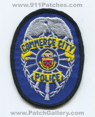 Commerce City Police Department Patch (Colorado)
Scan By: PatchGallery.com
Keywords: dept.