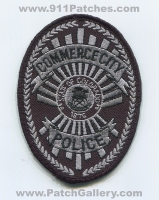 Commerce City Police Department Patch (Colorado)
Scan By: PatchGallery.com
Keywords: dept.