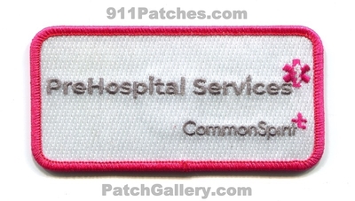 CommonSpirit PreHospital Services EMS Patch (Colorado)
[b]Scan From: Our Collection[/b]
[b]Patch Made By: 911Patches.com[/b]
