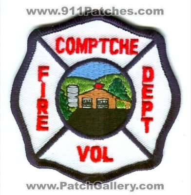 Comptche Volunteer Fire Department (California)
Scan By: PatchGallery.com
Keywords: vol. dept.