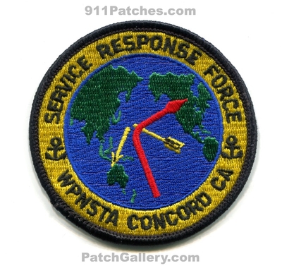 Concord Naval Weapons Station NWS Service Response Force USN Navy Military Patch (California)
Scan By: PatchGallery.com
Keywords: wpnsta