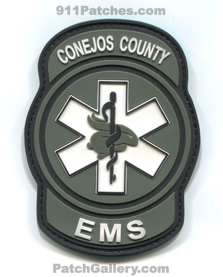 Conejos County Emergency Medical Services EMS Patch (Colorado)
[b]Scan From: Our Collection[/b]
Keywords: co. ambulance emt paramedic