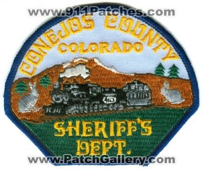Conejos County Sheriff's Department (Colorado)
Scan By: PatchGallery.com
Keywords: sheriffs dept.