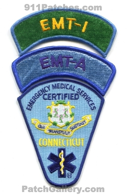 Connecticut State Emergency Medical Technician EMT Advanced Intermediate Patch (Connecticut)
Scan By: PatchGallery.com
Keywords: services ems ambulance certified emt-a emt-i