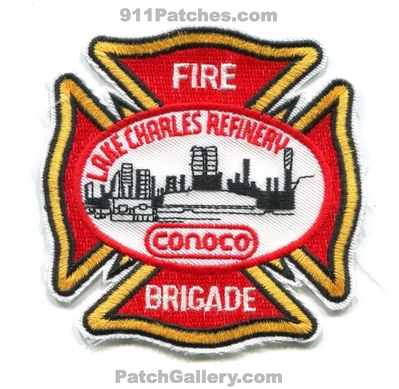 Conoco Lake Charles Refinery Fire Department Brigade Patch (Louisiana)
Scan By: PatchGallery.com
Keywords: oil gas petroleum refinery industrial plant emergency response team ert hazardous materials haz-mat hazmat dept.