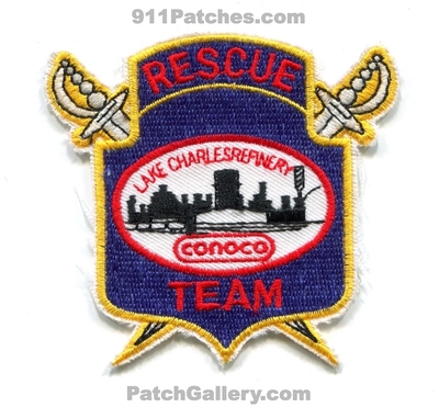 Conoco Lake Charles Refinery Fire Department Rescue Team Patch (Louisiana)
Scan By: PatchGallery.com
Keywords: oil gas petroleum refinery industrial plant emergency response team ert hazardous materials haz-mat hazmat dept.