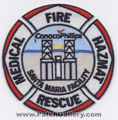 Conoco Phillips Santa Maria Facility Fire Rescue (California)
Thanks to Paul Howard for this scan.
Keywords: oil refinery medical hazmat haz-mat