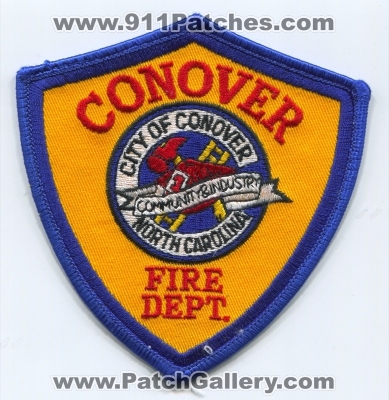 Conover Fire Department (North Carolina)
Scan By: PatchGallery.com
Keywords: city of dept. community & and industry