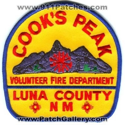 Cooks Peak Volunteer Fire Department (New Mexico)
Scan By: PatchGallery.com
Keywords: vol. dept. luna county co. nm