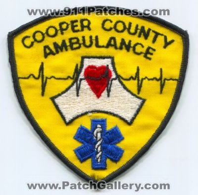 Cooper County Ambulance Patch (Missouri)
Scan By: PatchGallery.com
Keywords: co. ems