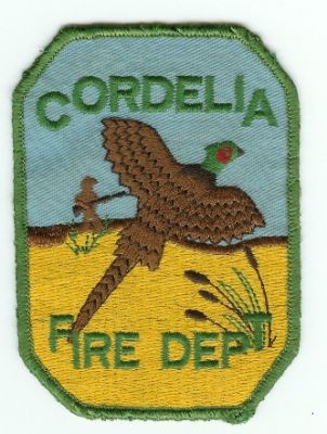Cordelia Fire Dept
Thanks to PaulsFirePatches.com for this scan.
Keywords: california department