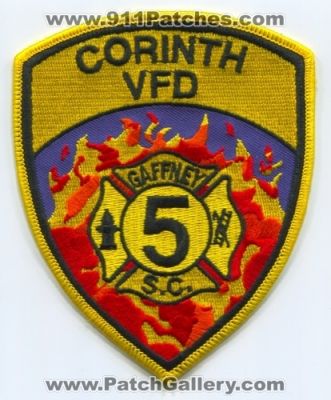 Corinth Volunteer Fire Department 5 (South Carolina)
Scan By: PatchGallery.com
Keywords: vol. dept. vfd gaffney s.c.