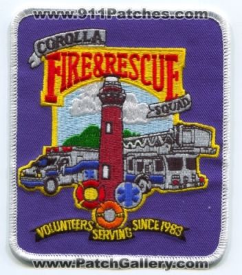 Corolla Fire and Rescue Squad Patch (North Carolina)
Scan By: PatchGallery.com
Keywords: & department dept. volunteers serving