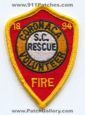 Coronaca Volunteer Fire Rescue Department (South Carolina)
Scan By: PatchGallery.com
Keywords: vol. dept. s.c.