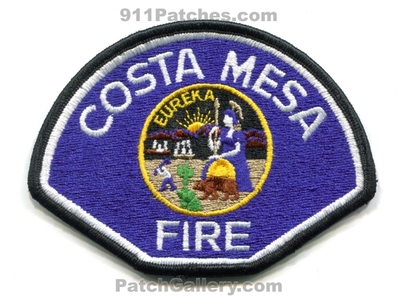 Costa Mesa Fire Department Patch (California)
Scan By: PatchGallery.com
Keywords: dept.