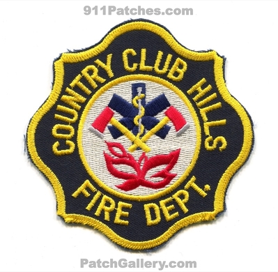 Country Club Hills Fire Department Patch (Illinois)
Scan By: PatchGallery.com
Keywords: dept.