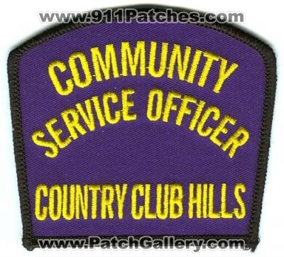 Country Club Hills Police Community Service Officer (Illinois)
Scan By: PatchGallery.com
