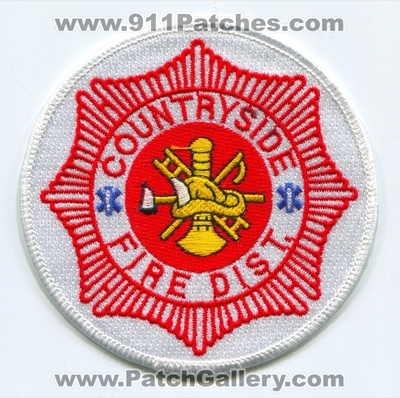 Countryside Fire District Patch (Illinois)
Scan By: PatchGallery.com
Keywords: dist. department dept.