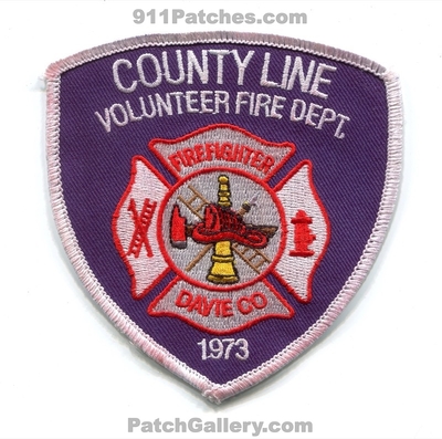 County Line Volunteer Fire Department Firefighter Davie County Patch (North Carolina)
Scan By: PatchGallery.com
Keywords: vol. dept. co. 1973