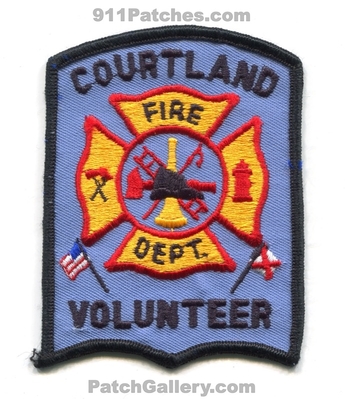 Courtland Volunteer Fire Department Patch (Alabama)
Scan By: PatchGallery.com
Keywords: vol. dept.