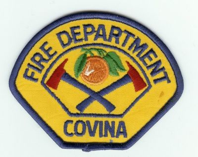 Covina Fire Department
Thanks to PaulsFirePatches.com for this scan.
Keywords: california