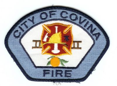 Covina Fire
Thanks to PaulsFirePatches.com for this scan.
Keywords: california city of