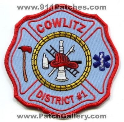 Cowlitz County Fire District 1 (Washington)
Scan By: PatchGallery.com
Keywords: co. dist. number no. #1 department dept.
