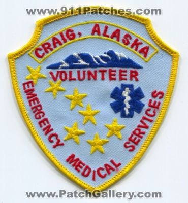 Craig Volunteer Emergency Medical Services (Alaska)
Scan By: PatchGallery.com
Keywords: vol. ems