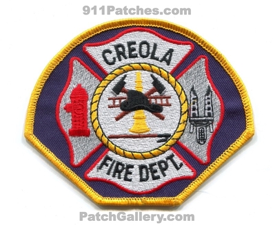 Creola Fire Department Patch (Alabama)
Scan By: PatchGallery.com
Keywords: dept.