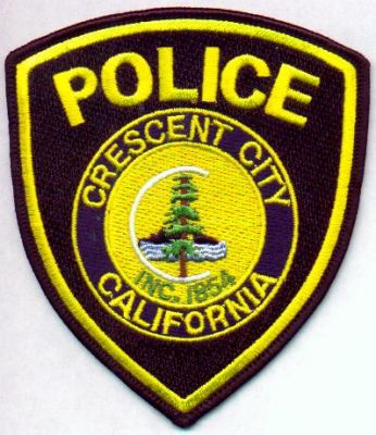 Crescent City Police
Thanks to EmblemAndPatchSales.com for this scan.
Keywords: california