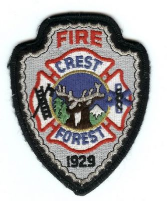 Crest Forest Fire
Thanks to PaulsFirePatches.com for this scan.
Keywords: california