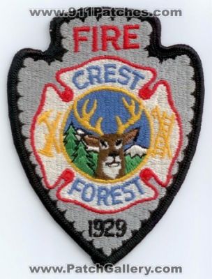 Crest Forest Fire Department (California)
Thanks to PaulsFirePatches.com for this scan.
Keywords: dept.