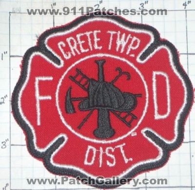 Crete Township Fire Department District (Illinois)
Thanks to swmpside for this picture.
Keywords: twp. fd dist. dept.