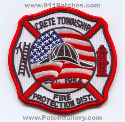 Crete Township Fire Protection District Patch (Illinois)
Scan By: PatchGallery.com
Keywords: twp. prot. dist. department dept. est. 1954