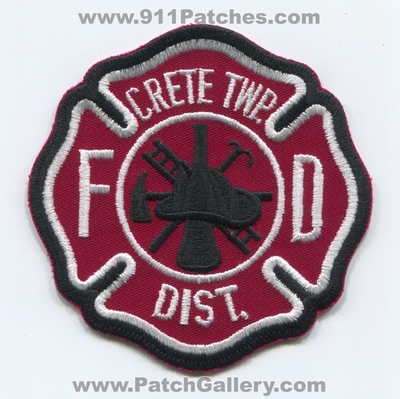 Crete Township Fire District Department Patch (Illinois)
Scan By: PatchGallery.com
Keywords: twp. dist. dept. fd