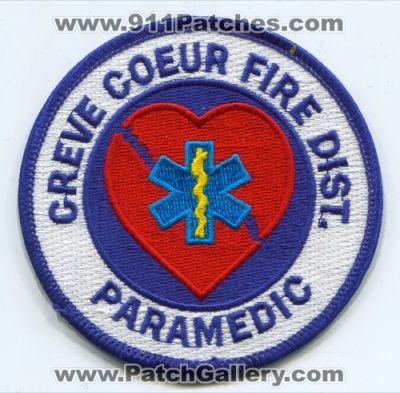 Creve Coeur Fire District Paramedic (Missouri)
Scan By: PatchGallery.com
Keywords: dist. ems