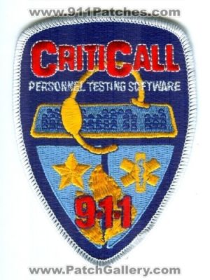 CritiCall 911 Dispatcher Calltaker Pre Employment Testing (California)
Scan By: PatchGallery.com
Keywords: communications fire police sheriff ems