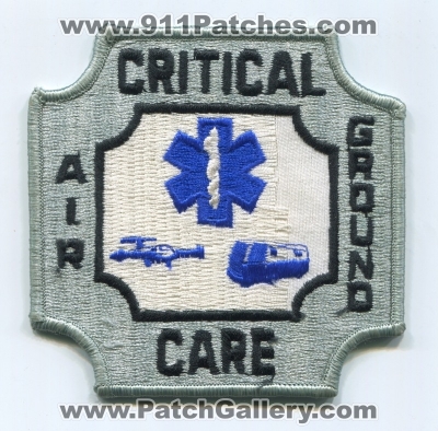 Critical Care Air Ground Patch (UNKNOWN STATE)
[b]Scan From: Our Collection[/b]
Keywords: ems medical plane ambulance