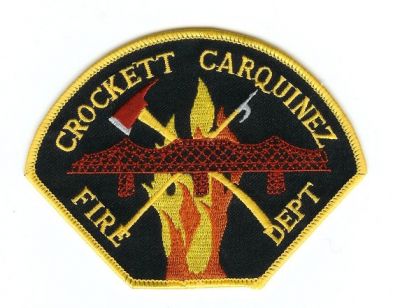Crockett Carquinez Fire Dept
Thanks to PaulsFirePatches.com for this scan.
Keywords: california department