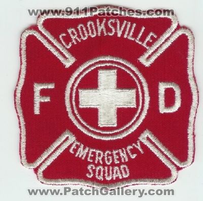 Crooksville Fire Department Emergency Squad (Ohio)
Thanks to Mark C Barilovich for this scan.
Keywords: fd dept.